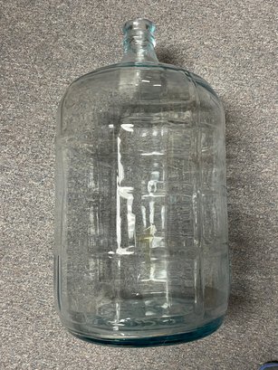 Vintage CRISA 5 Gallon 18.9 Liters Clear Glass Water Bottle Jug Made In Mexico