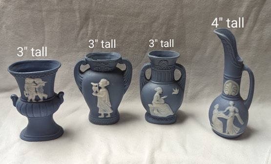 Powder Blue Ceramic Set Of Various Vessels