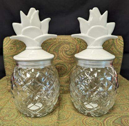Two Pineapple Jars