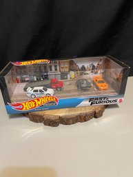 Hot Wheels Fast & Furious Premium Diorama Box Set Jetta Charger Supra