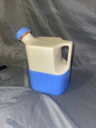 Vintage 30s Universal Potteries Cambridge Blue Cream Refrigerator Pitcher