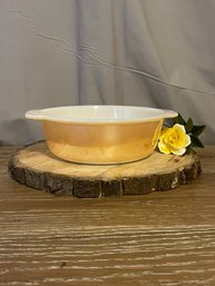 Fire King Anchor Hocking Peach Luster 1.5 Quart Dish #447 Bowl