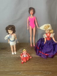 4 Vintage Dolls