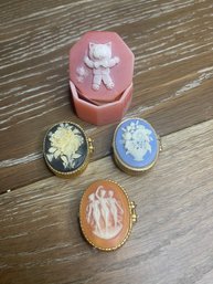 Cameo Style Trinket Boxes