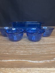 Vintage Pyrex Blue Cobalt