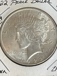 Precious Peace Dollar 1922