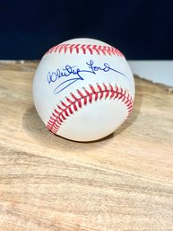 Whitey Ford Signed Baseball