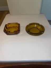 2 Vintage Ashtrays