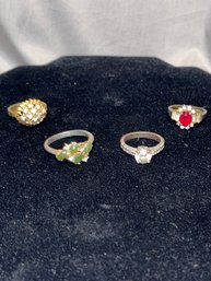 Lot Of 4 Rings