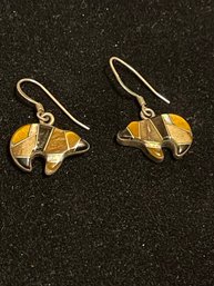 Beautiful Bear Shaped Sterling Earrings