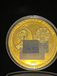 1922 24k Gold Plated Collectors Coin