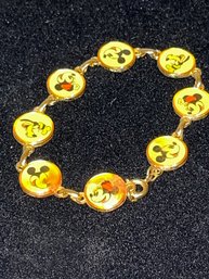 Vintage Gold Tone Disney Bracelet