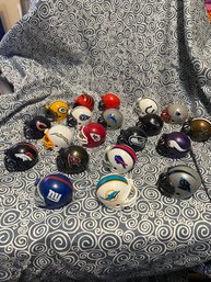 Lot Of 20 NFL Mini Helmets