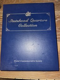 Statehood Quarters And State Stamp Collection Book