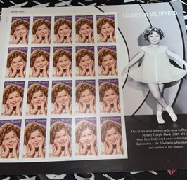 Shirley Temple Sheet Of 20 - Postage Stamps Stamps