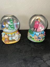 Disney Enesco Snow Globes