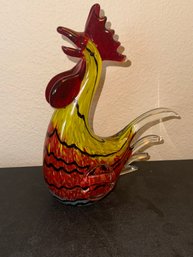 Hand Blown Glass Chicken