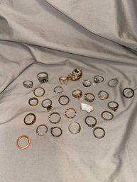 Lot Of 28 Costume Rings