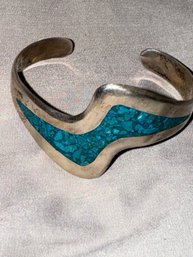 Sterling Mexico Cuff Turquoise