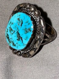 Gorgeous Sterling Turquoise Ring