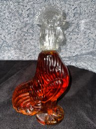 Glass Rooster Decanter With Oil Full Sealed