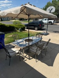 Hampton Bay 8 Piece Outdoor Patio Set