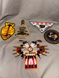 Lot Of 5 Vintage Patches