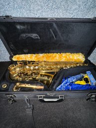 Amazing Yamaha YAS-62 Alto Saxophone With G1 Neck And Case And Extras!!