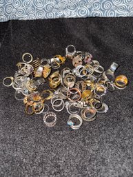 Lot Of 100 Rings Costume Mostly