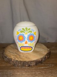 Dia De Muertos Calavera Ceramic Candy Dish