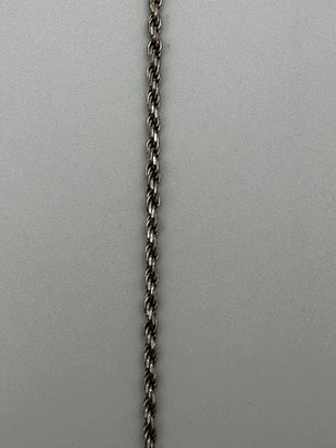 ITALY-RE Sterling Silver Rope Chain 19.32g