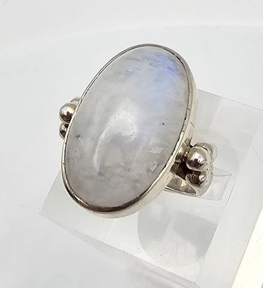 Moonstone Sterling Silver Ring Size 5 8.4 G