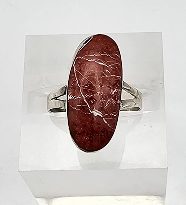 Eudialyte Sterling Silver Ring Size 4 1.9 G