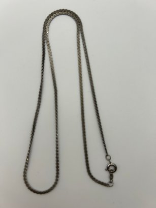 Sterling Silver S Chain Necklace 4.24g