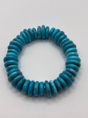 Turquoise Colored Beaded Bracelet   70.86g