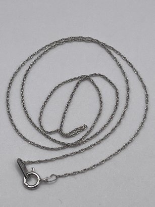 Sterling Petite Chain  0.87g   18'long