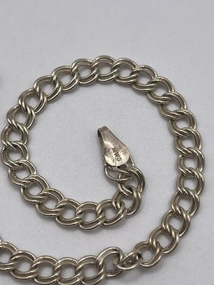 Italy - Sterling Link Chain Bracelet   5.43g    7'
