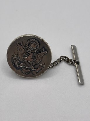 Sterling Vintage Eagle Tie Tack Pin  6.57g