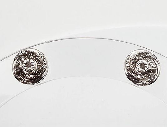 CTC Diamond Sterling Silver Earrings 1.7 G