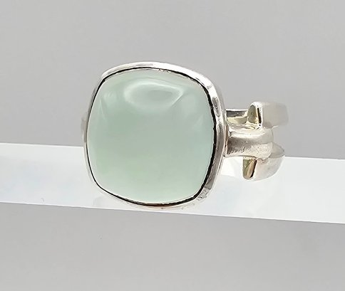 Quartz Sterling Silver Ring Size 7.25 6.6 G