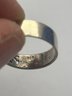 Sterling Silver Ring With Geometric Design. Size 7.5. 2.97 G.