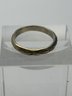 Sterling Silver Band With Etched Geometric Design. Size 6.  1.93 G.