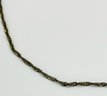 Italy- Sterling Necklace Twisted Chain 3.66g