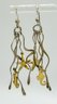 Sterling Ocean Dangle Earrings With Starfish And Seahorse 5.21g