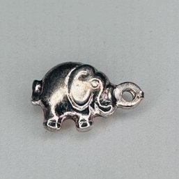 Sterling Silver Small Elephant Pendant, 0.49 G.