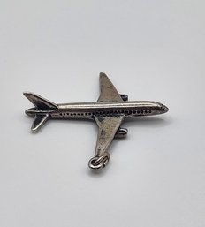 Sterling Plane Charm 2.5g