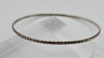 Sterling Silver Bangle Bracelet 4.9 G