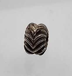 ALE Sterling Silver Groved  Charm 3.6 G