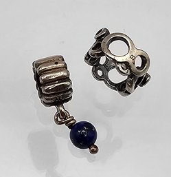 Sterling Silver Lot 2 Charms 2.4 G