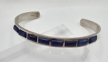 Jay King Mine Finds Lapis Sterling Silver Cuff Bracelet 14.4 G